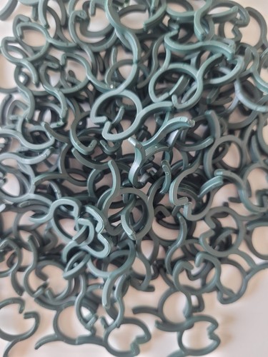 100 clips attache tuteur pour - clips,