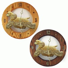 Horloge En Bois Cocker Spaniel