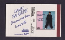 Old matchbox France BN1740441 Daniel Balavoine