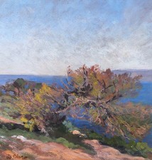 Tableau paysage bord mer