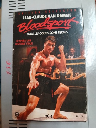 Vhs box bloodsport - vhs,