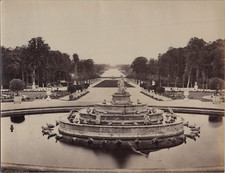 France, Parc de Versailles, Le Bassin de Latone et le Carpet Vert Vintage album