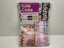 Nappe toile cirée ronde 140