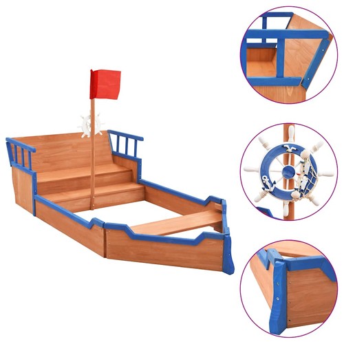 Bac sable bateau pirate - bac,