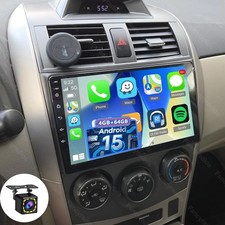 For 2009-2013 Toyota Corolla Android 15 Car Stereo Radio GPS Carplay WIFI 4+64GB