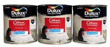 Lot Peinture DULUX VALENTINE "Framboise" MAT Velouté 3 X 0,5L