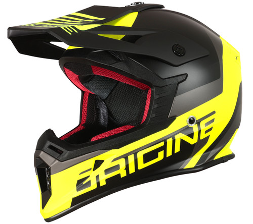 Casque origine hero - mx, jaune