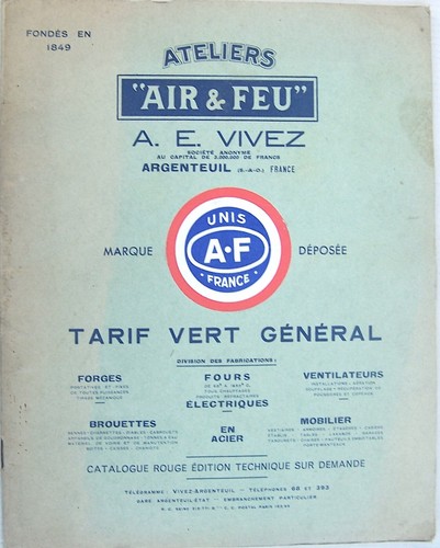 Ateliers air feu - &, a.