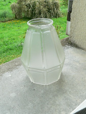 ancienne tulipe en verre à