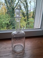 Ancienne Carafe en verre  avec