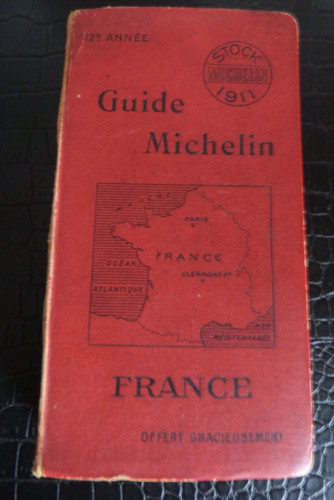 Ancien guide michelin 1911 - ancien, de