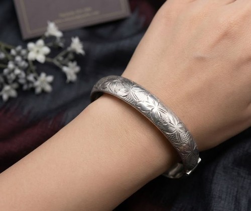 Ancien braclet jonc rigide - ancien,