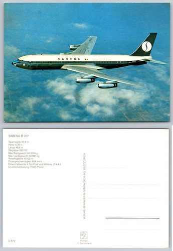 Continental sabena boeing 707 - sabena,