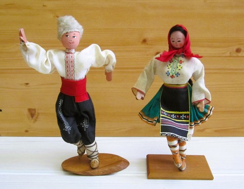 Ancien couple poupées - couple,