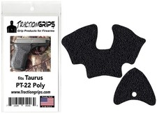 Tractiongrips Black rubberized