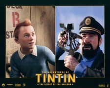 THE ADVENTURES OF TINTIN ORIGINAL LOBBY CARD INTERNATIONAL ANIMATION PORTRAITS