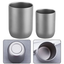 Tasse à boire double paroi Premium Ti Material 240 ml8 oz pour utilisation en e