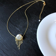 Collier à franges de chaîne