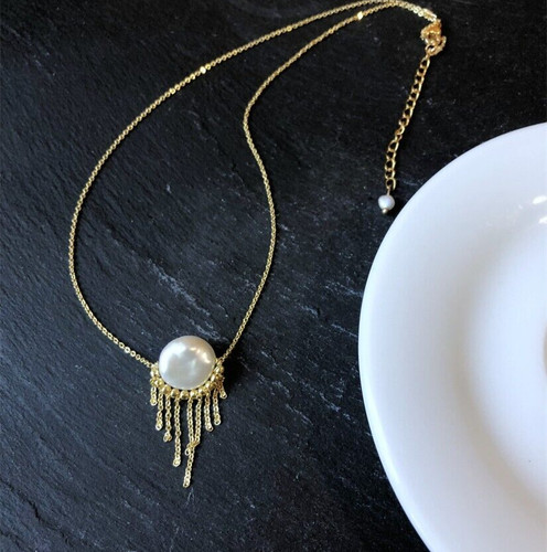 Collier franges chaîne - franges,