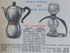 PUBLICITE CAFETIERE CONA