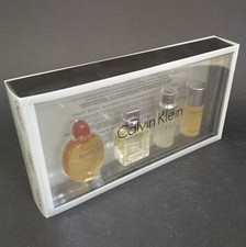 CALVIN KLEIN, Set of 4 Collectible Perfume Miniatures