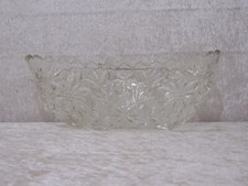 5A7PGU - Design Verre Pressé Bol - Vintage Années 1970 - 28 Cm