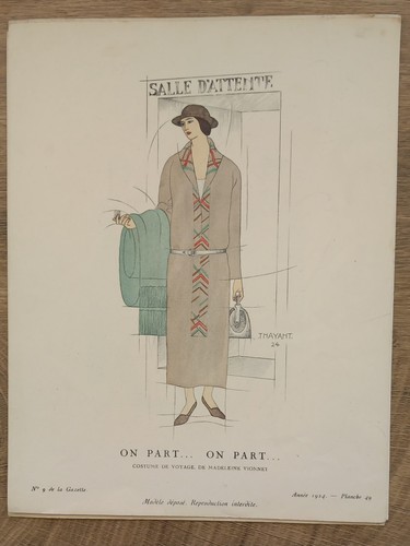 Thayaht 1924 gazette bon - thayaht,