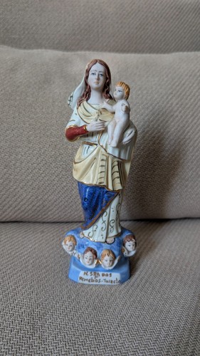 Statue ancienne porcelaine - en,