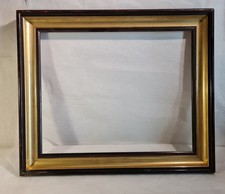 Cadre doré XXéme Feuillure