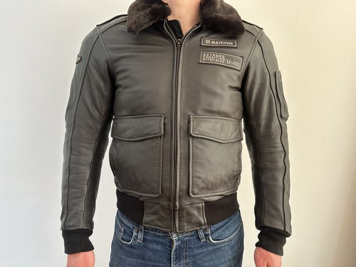 Blouson cuir bering - blouson,