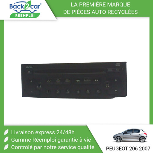 Autoradio peugeot 206 - autoradio, 5p