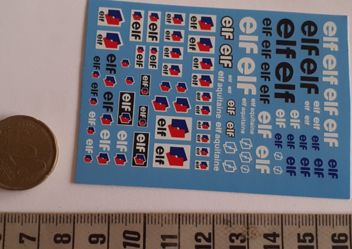 Decals decalcomanie elf 43 - elf, 1/43