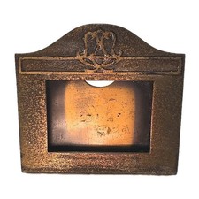 Vintage Silver Crest Photo Frame 2247 Bronze 3 3/8" Tall