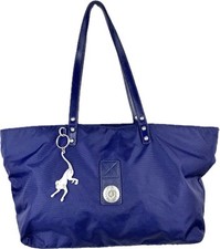 Kipling Lynette Shoulder Bag Tote Blue City Collection Shopping Monkey Keychain