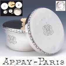 Antique French Sterling Silver 7pc Travel Gastronomy Kit? Saucier or Sauce Pot +