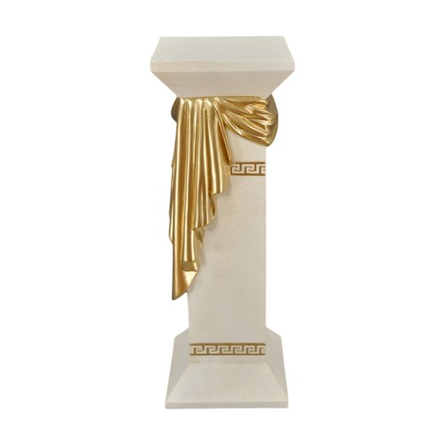 Colonne grecque blanche - , avec