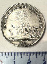Jeton Secrétaires Du Roi 1731 Louis XVI France 🇫🇷 Argent REF85456