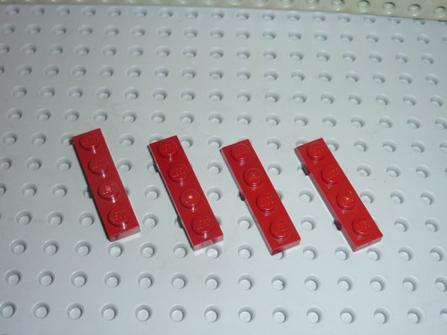 Lego dkred plate 1x4 ref - lego,