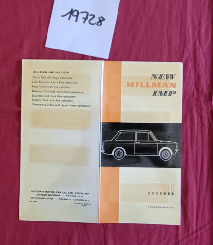 19728 hillman imp - hillman,