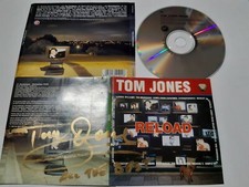 TOM JONES autograph cd RELOAD album signed live concert PARIS collectors rare