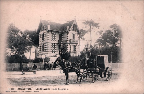 Cpa arcachon les chalets - 33,