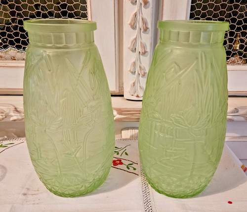 Art deco paire vases - art,