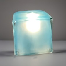 Vintage 1980 Lampe Glaçon
