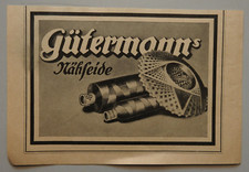 1932 Gutermann Sewing Threads Magazine Print Ad Advertisment Das Magazin
