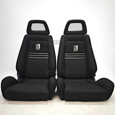 【1 PAIR】AUTHENTIC RECARO LXB SALEEN SLATED HEADREST  Very Good Condition