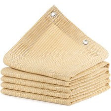 Voile dombrage Protection Solaire Toile Rectangulaire, HDPE 95 Anti-UV Auvent...