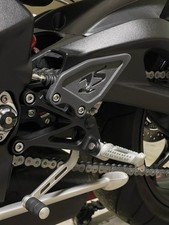 Protection Cheville Platine Repose Pieds Triumph Street Triple 765 RS