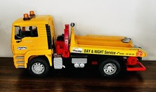 Bruder Day & Night Service Wrecker Tow Truck Yellow Made in Germany