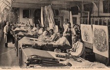 Old postcard 60 - Beauvais (Oise) - Manufacture Nationale, Atelier de Basse-Lisse