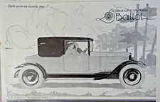 PRESS ADVERTISEMENT 1925 CAR BALLOT LA 2 LITRES TOURISME LE CHASSIS COMPLETE